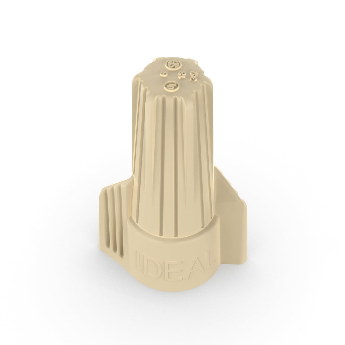 Ideal Electrical Tan Twister wings reduce hand strain during twisting.