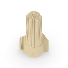 Ideal Electrical Tan Twister wings reduce hand strain during twisting.