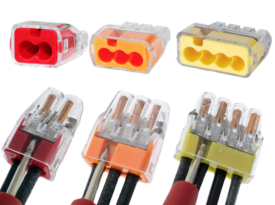 Ideal In-Sure 2-Port connector for quick, secure residential wiring.