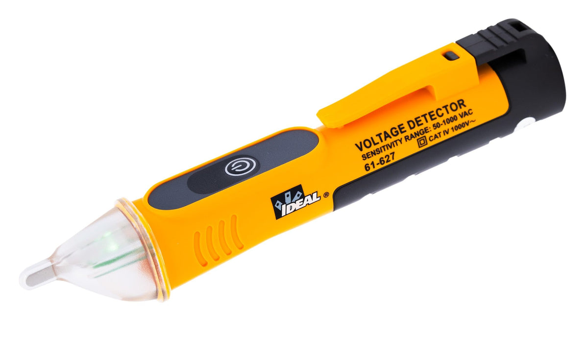 IDEAL non-contact voltage tester front view with clear indicators for quick voltage checks