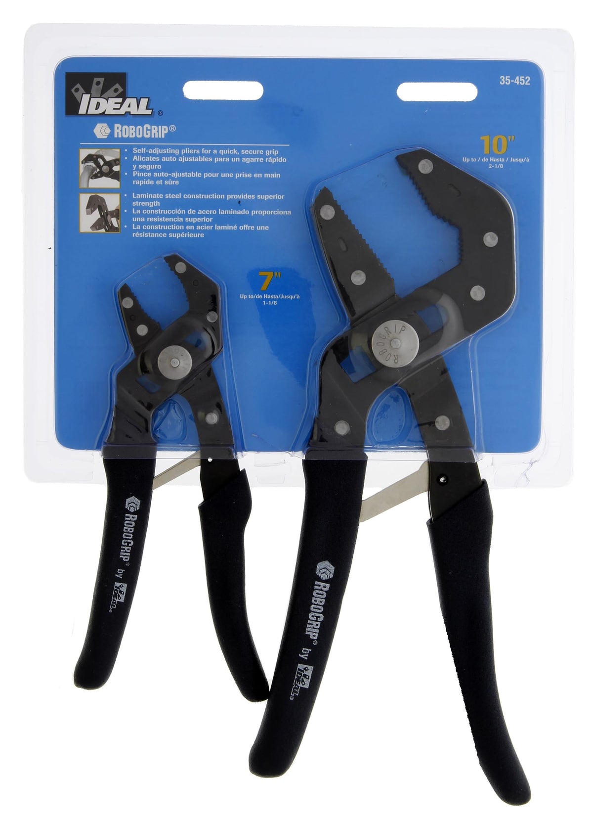 Ideal Industries Robo Grip Pliers ergonomic handles for comfortable use