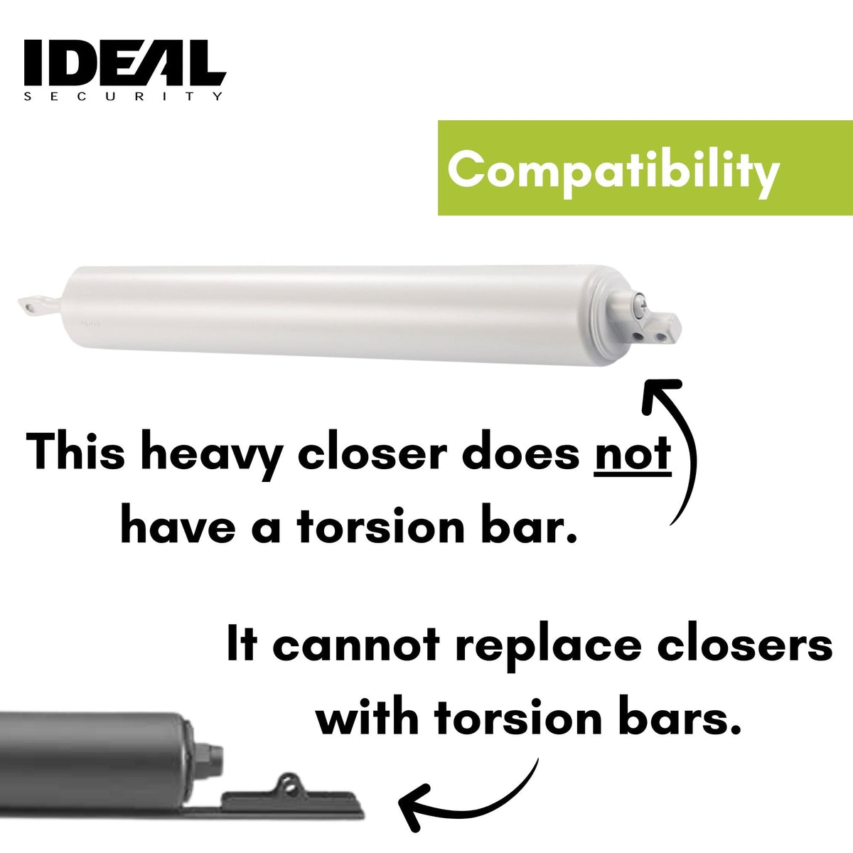 Adjustable closing speed screw on Model 8730