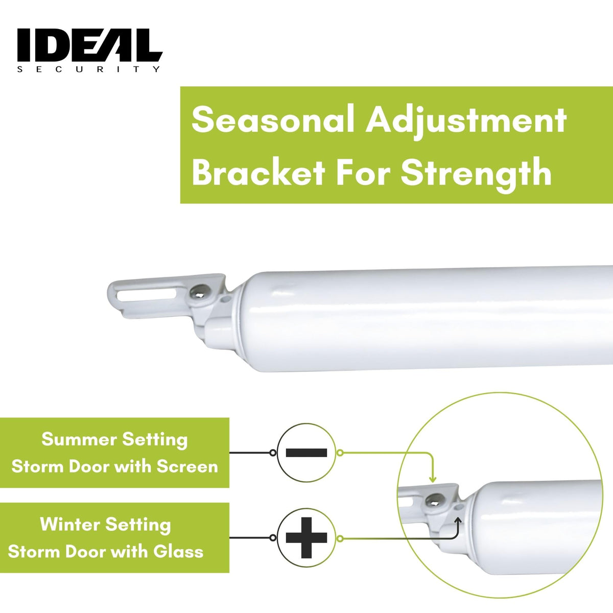Wide jamb bracket and hardware included with 8730