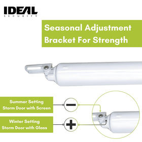 Wide jamb bracket and hardware included with 8730