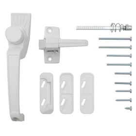 Ideal Security 910 hardware with screw post spacing of 1 3/4 inches.