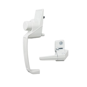 Ideal Security Model 910 exterior push-button handle for easy access.