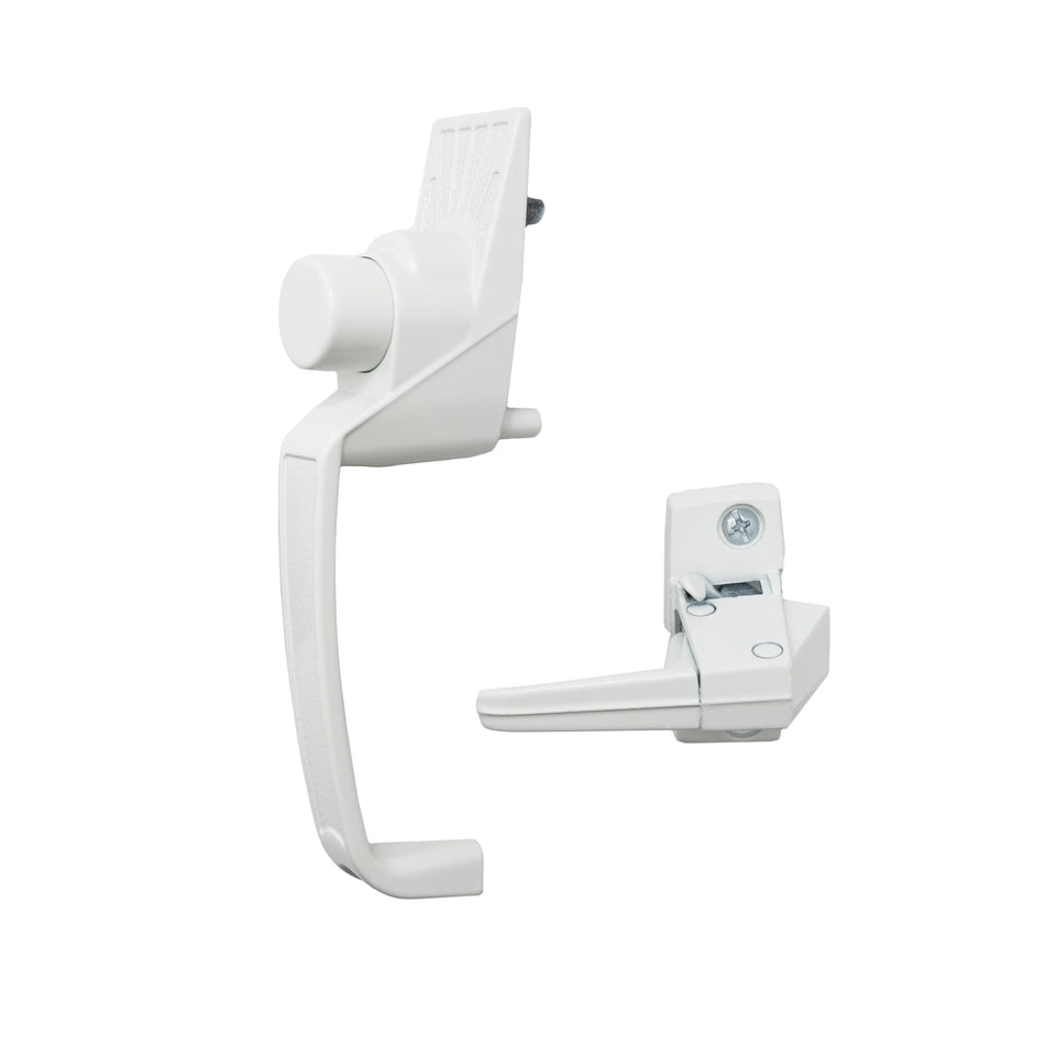 Ideal Security Model 910 exterior push-button handle for easy access.