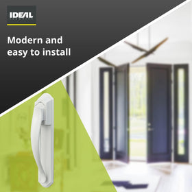 Ideal Security DX backplate shows precise screw alignment for easy install