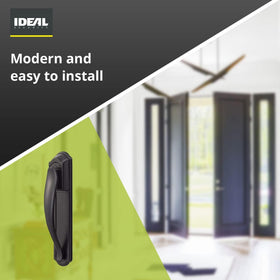 Ideal Security DX backplate installation view with screw posts ready for mounting