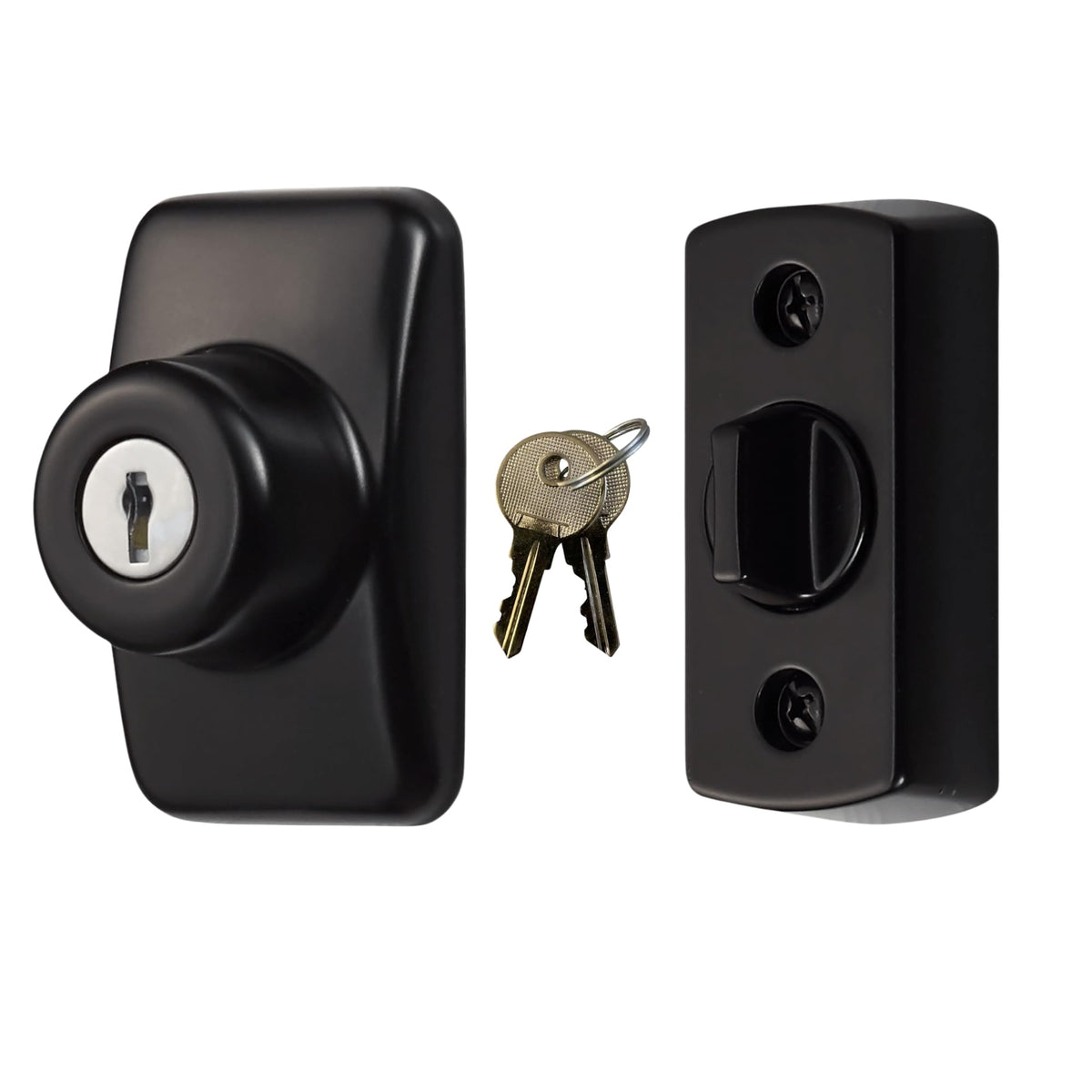Ideal Security GLK deadbolt exterior keyed cylinder on storm door for added security