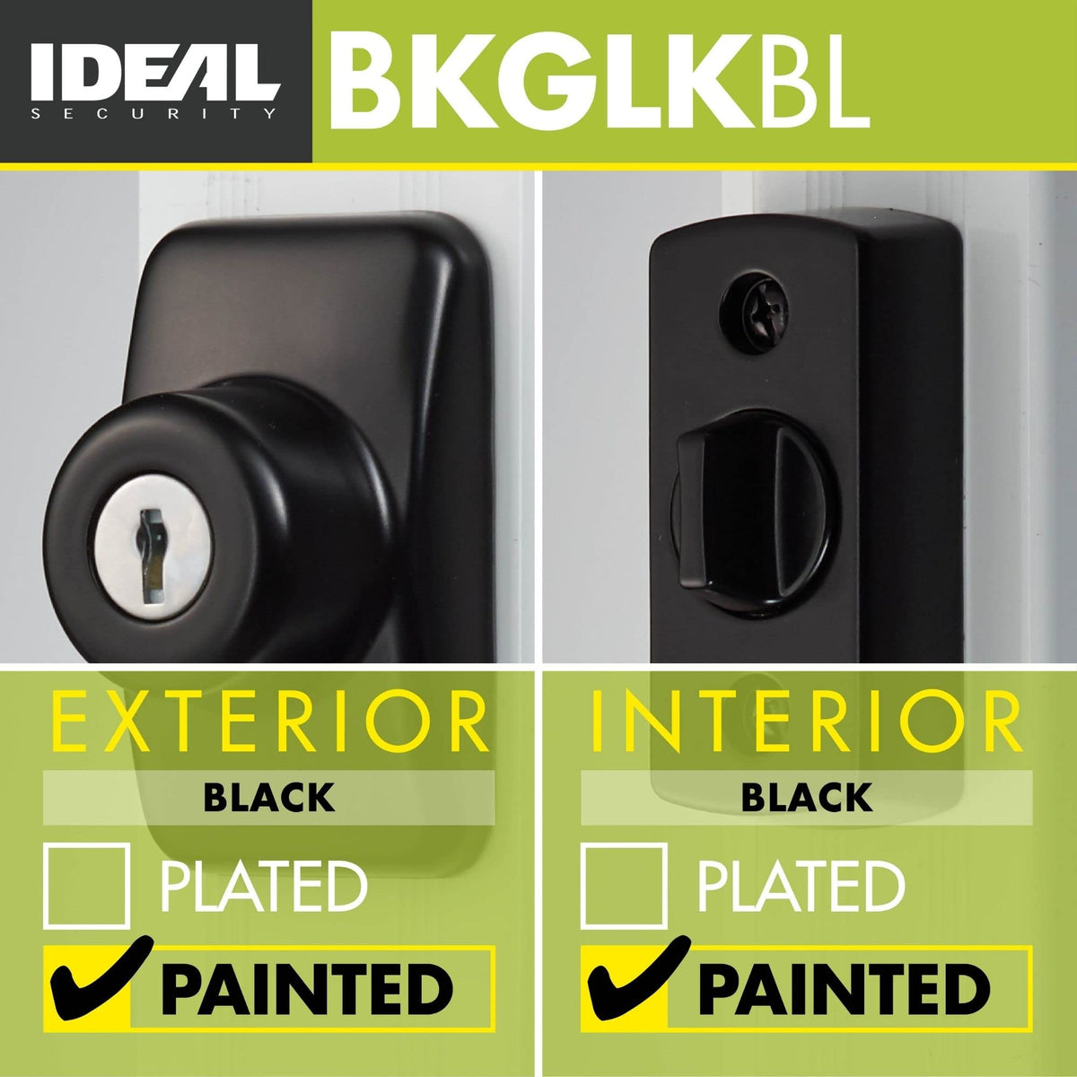 Strike plate included with GLK for secure latch alignment