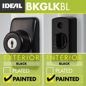 Strike plate included with GLK for secure latch alignment