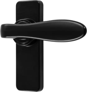 Ideal Security in-swing handle inside lock showing locking feature
