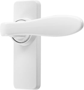 Ideal Security inswing handle set inside lock engaged preventing outside rotation