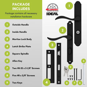 Ideal Security MCMB two keys kit supports immediate use and convenience.