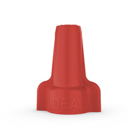 Ideal Wing-Nut Wire Connector grip provides secure, quick connections.