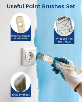 IDEAALS plastic drop cloth protects floors while painting