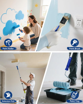 IDEAALS tray liner pack simplifies cleanup after painting