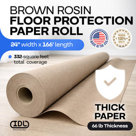 IDL Packaging floor protection paper covering 332 square feet for large rooms