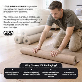 IDL Packaging heavy-duty floor covering for painting and construction sites