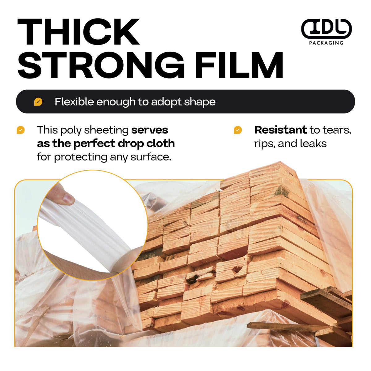 IDL Packaging barrier guards against moisture, dust, and vapor