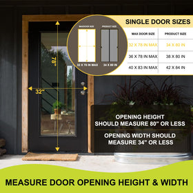 Magnetic closure seals automatically as you pass through, hands-free.