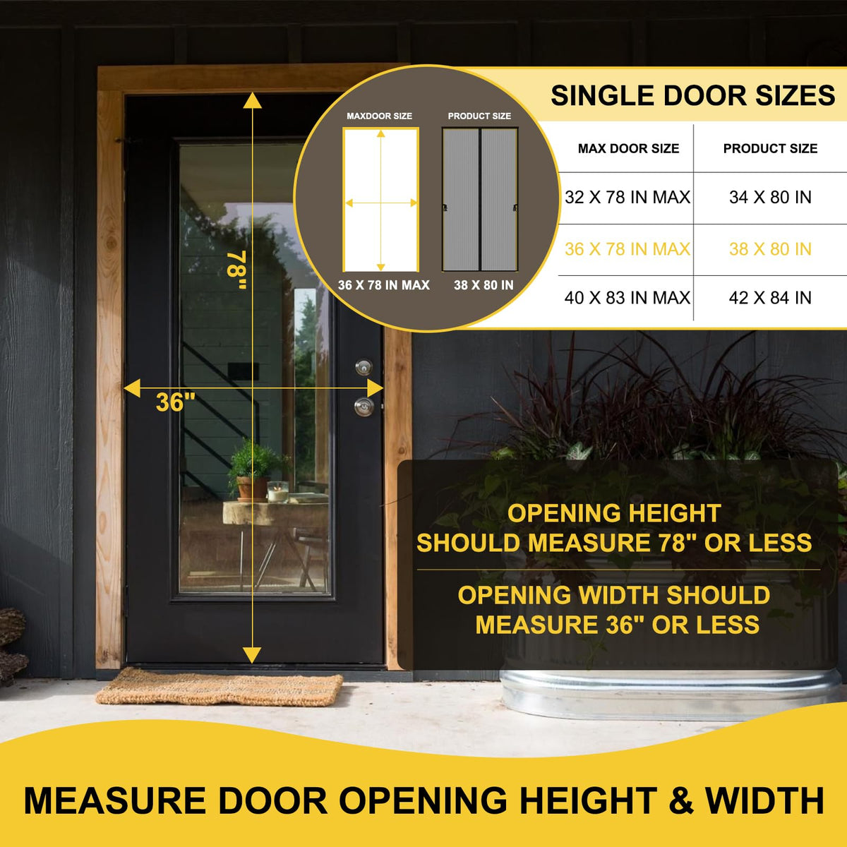 Iduontis magnetic screen door enables hands-free entry with seamless closure