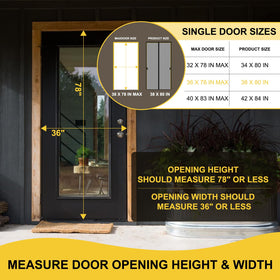 Iduontis magnetic screen door enables hands-free entry with seamless closure
