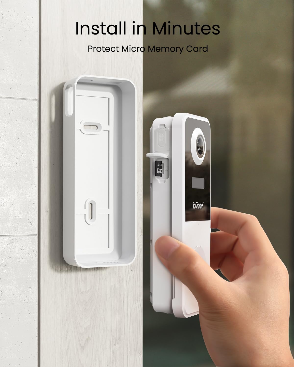 ieGeek Motion detection with zones reduces false alerts