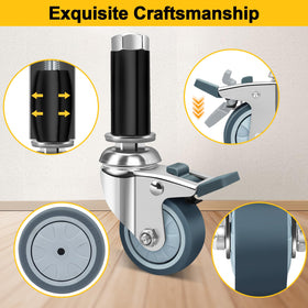 IEWOAIYGNEH 360-degree swivel caster for precise maneuverability