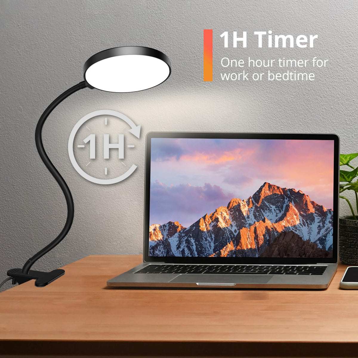 iFalarila lamp in nightlight mode provides a soft glow for late nights.