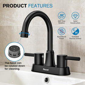 Ifaucet copper pop-up drain included with durable, rust-resistant hardware.