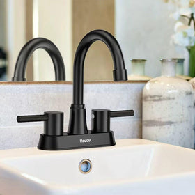 Ifaucet easy-clean coating keeps faucet looking like new.