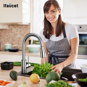 Ifaucet easy-install screw-on design for quick setup.