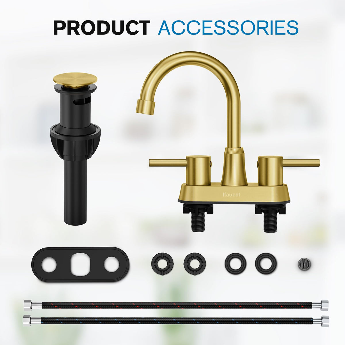 Ifaucet water-saving aerator reduces water use with a 1-2 gpm flow.
