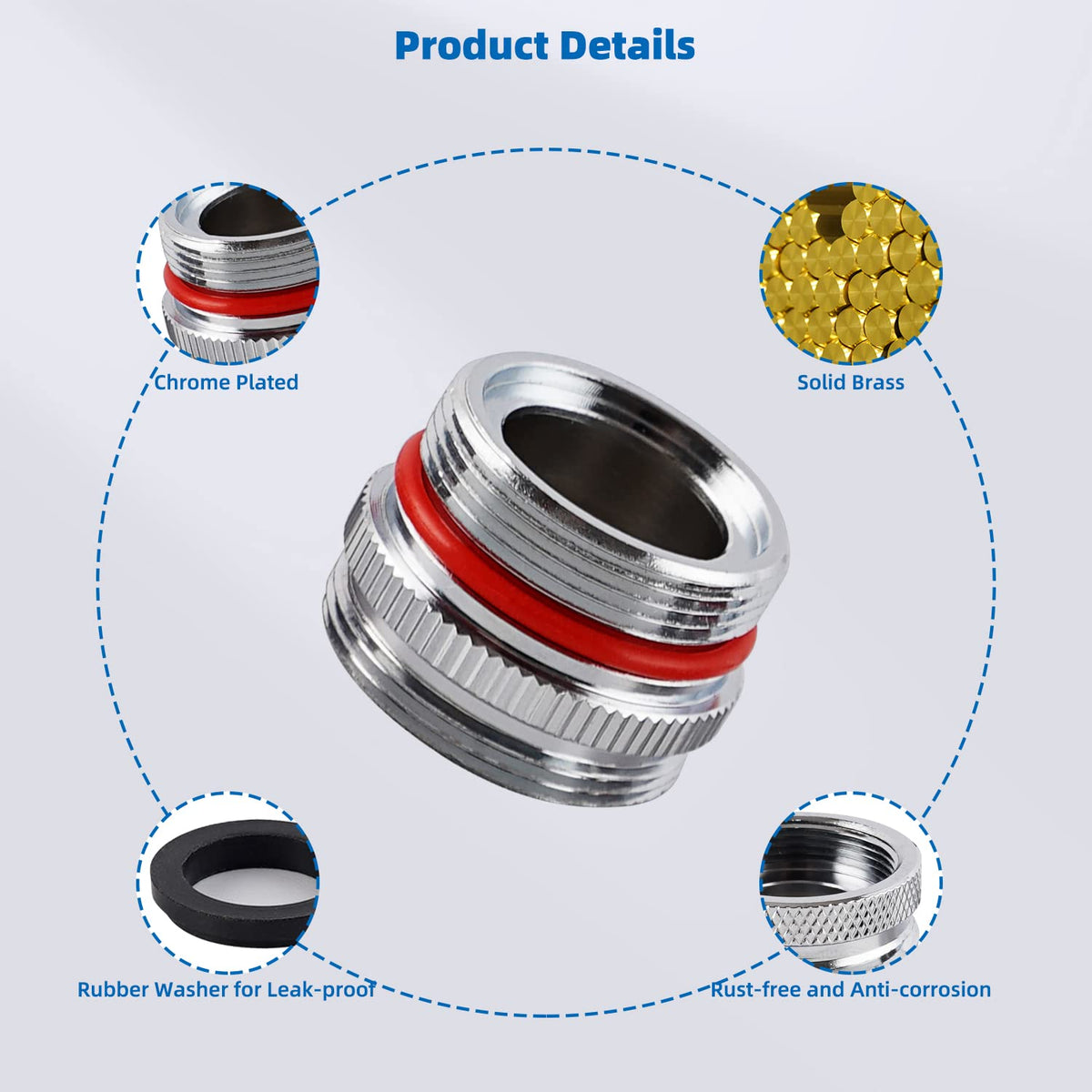 iFealClear garden hose compatibility enables outdoor watering setups