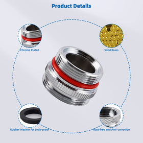 iFealClear garden hose compatibility enables outdoor watering setups