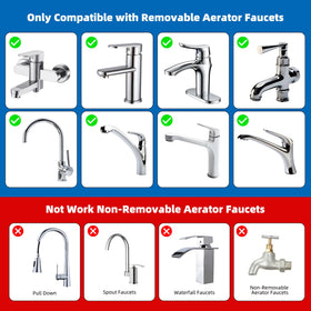 iFealClear removal wrench set included for effortless aerator swaps