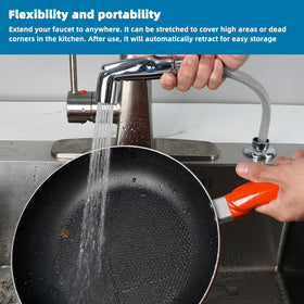 iFealClear sprayer with thumb control offers ergonomic operation for precise rinsing.