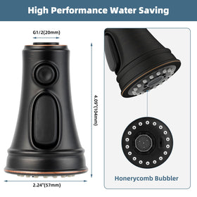 iFealClear spray head installs easily without tools