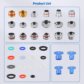 iFealClear adapters allow tool-free installation with standard fittings