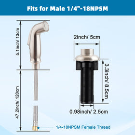 ifealClear hose assembly shows flexible reach for thorough rinsing.