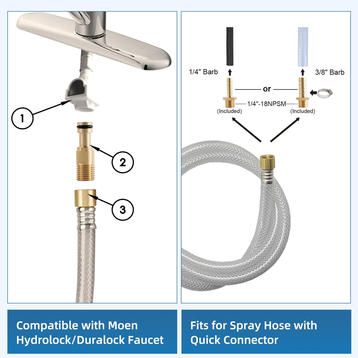 ifealClear quick connectors simplify swapping adapters across brands.