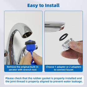 iFealClear range of thread sizes supports diverse sink, RV, and garden hose uses
