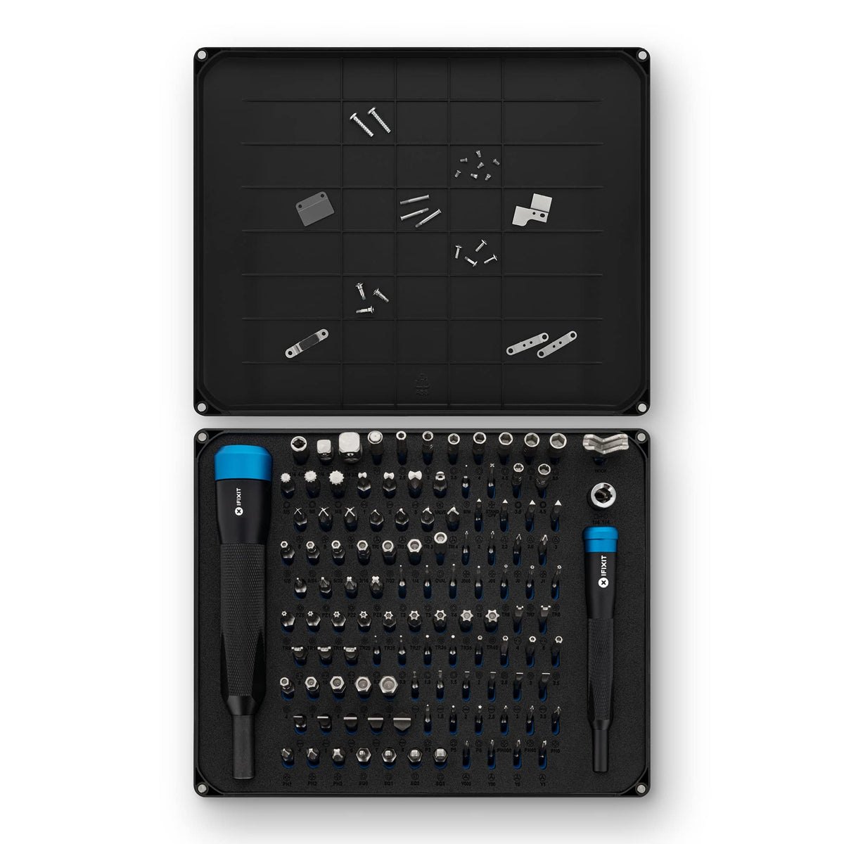 iFixit Manta Driver Kit foam insert keeps bits secure during transport