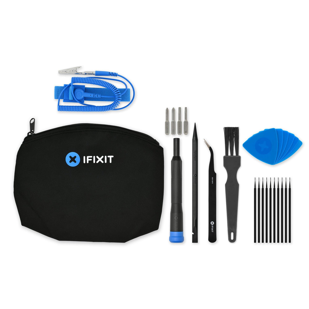 The iFixit PlayStation repair toolkit laid out for easy console maintenance and upgrades.