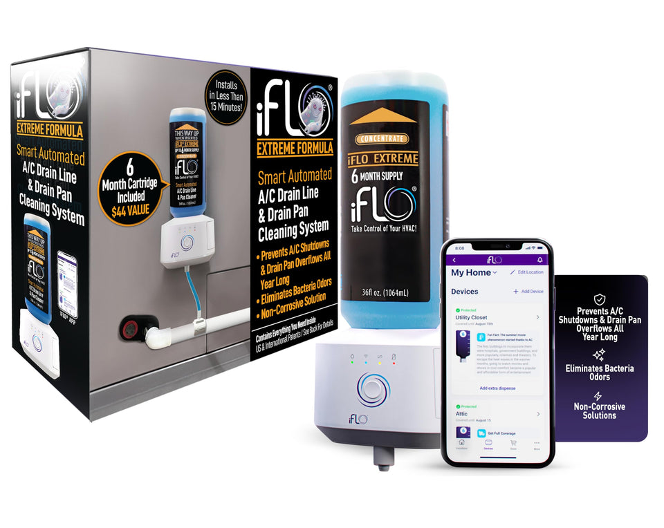 iFLO Smart A/C cleaner installation in minutes for easy setup and maintenance