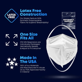 IFM Indiana Face Mask latex-free and USA-made