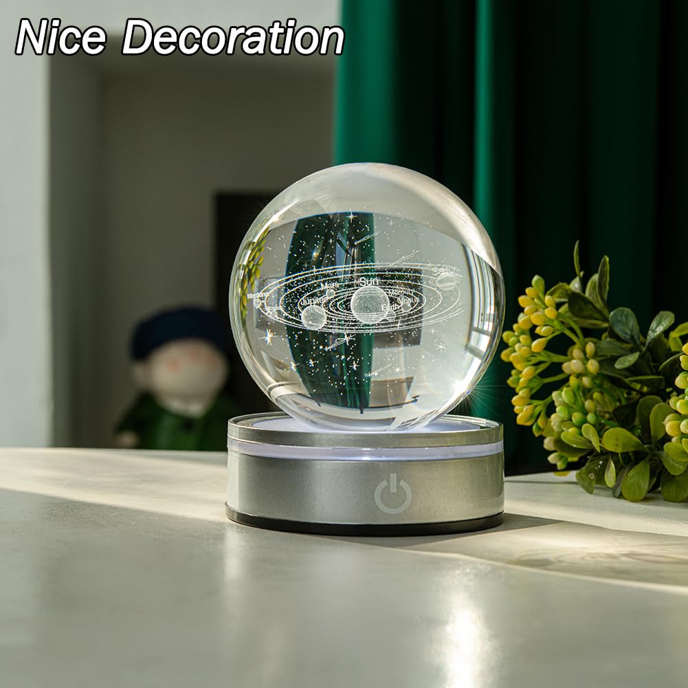 IFOLAINA crystal ball with touch control and USB/AAA power options