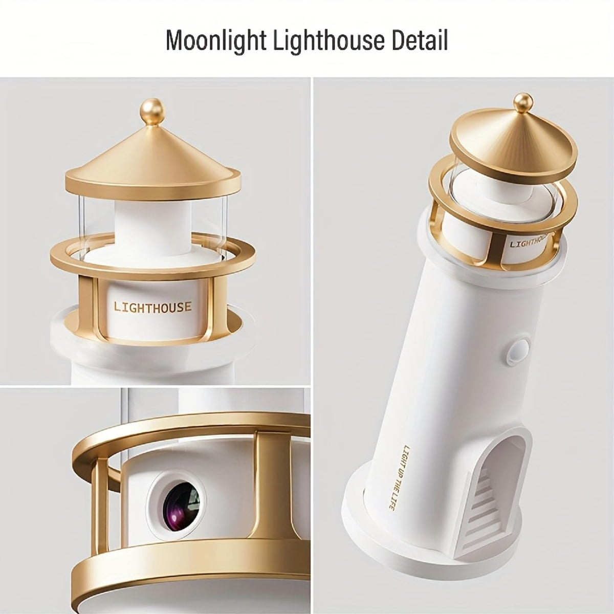 IFTHFOUR Lighthouse night light with motion sensor for safe, hands-free navigation.